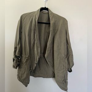 Women’s The Group by Babaton Olive Green Jacket SZ XS